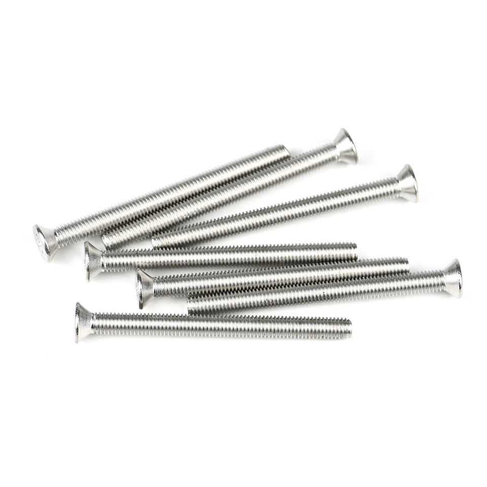 Metric SUS316 M5 Machine Screw 70mm Flat Phillips Din965 for Solar Water Heater Easy