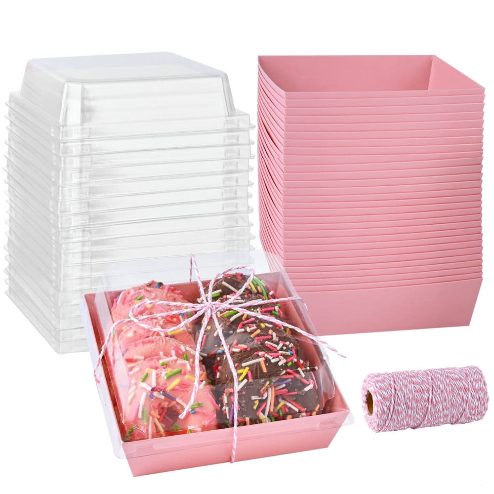 Convenient Takeaway Bento Box for Fast Food Restaurants Made of Food Grade Kraft Paper