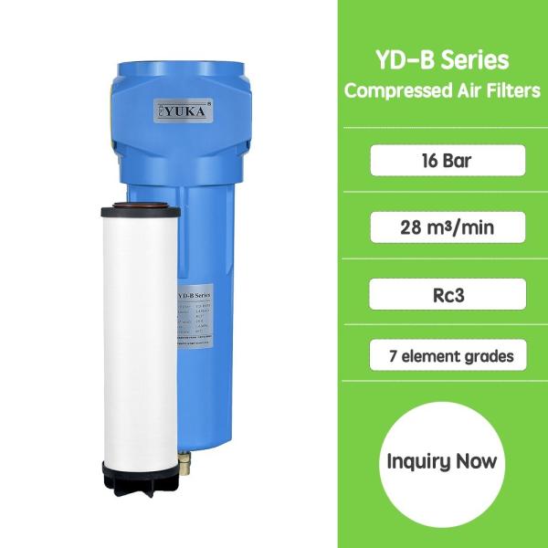 1.0-37.2m3/Min Flow Rate Compressed Air Purifier with Long Serve Life and Top- Air Purification