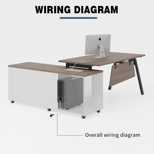 Innovative Design Commercial Manager Office Desk for Productive Work Environment