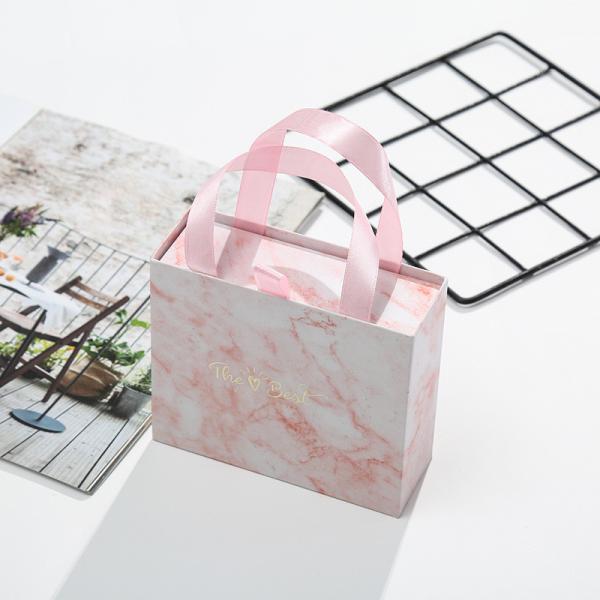 Custom Eco Friendly Offset Printed Slide Drawer Rigid Packaging Box with Ribbon