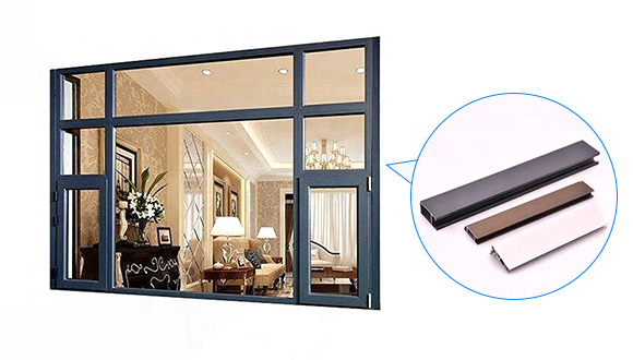 Bathroom Aluminum Door Profile Waterproof Aluminium Door Frame Extrusions