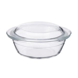 Quality Modern Large Glass Casserole Dish With Lid Microwavable Heat Resistant for sale
