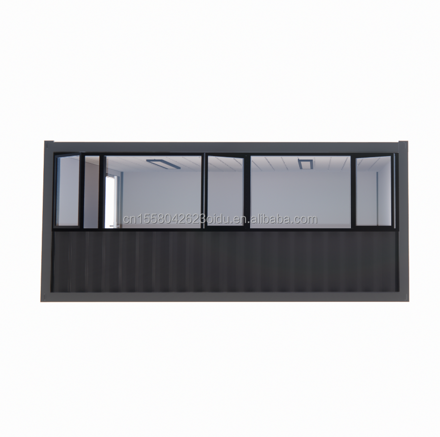 20ft or 40ft Mini Pop Up Shop Container House Restaurant Shop Street Food Kiosk Container with Aluminum Alloy Windows