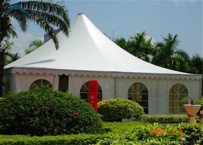 Pagoda Shape Small Marquee Tents / Wedding Party Tents With Luxury Decoration