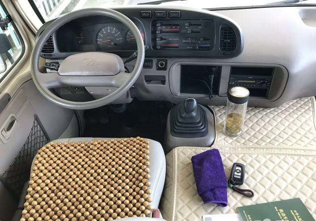 2016 Year Used Coaster Bus Cummins Engine 27 Seats With Air Brake And Sinking Trunk