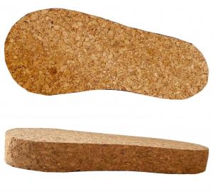 China Tearproof Natural Cork Sole Wedges Insoles Flexible Lightweight 5000pcs on sale