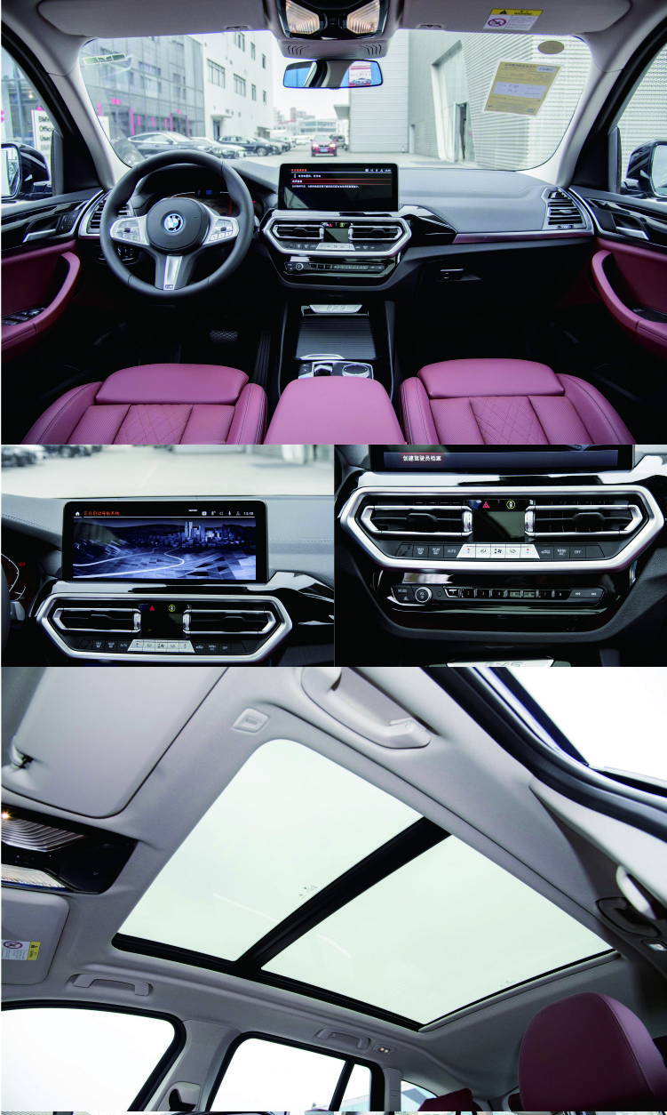 2024 New Sunroof 540KM BMW IX3 Electric EV Cars With Steering System