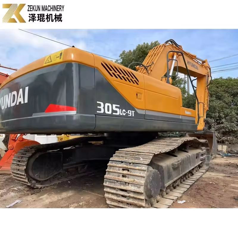30 Ton Used Hyundai R305 Excavator for Road Construction Digging 2001-4000 Working Hours