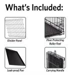 Divider Panel 24inch Heavy Duty Metal Cage For Security