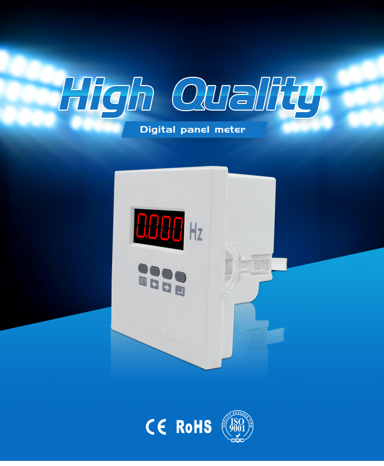 J model 96*96 cheap Frequency Hz meter 45-65hz