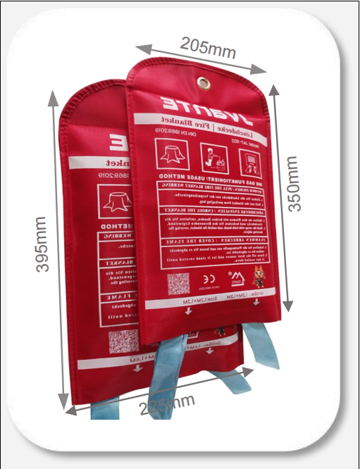 Fiberglass Fire Blanket White 1.2*1.2 Home Kitchen 430gsm
