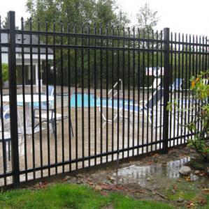Quality Metal Cap Aluminum Fence Panels , Metal Garden Fencing Panels ISO9001 Approved for sale