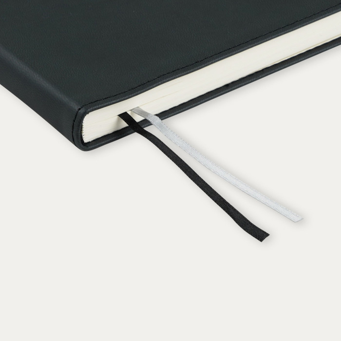 Black FSC Paper Softcover Weekly Planner 2023 Yearly Agenda Monthly Tabs