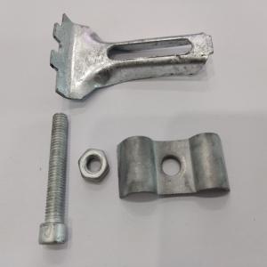 Quality Corrosion Resistant Silver Metal Fence Post Clips For Fencing Applications for sale