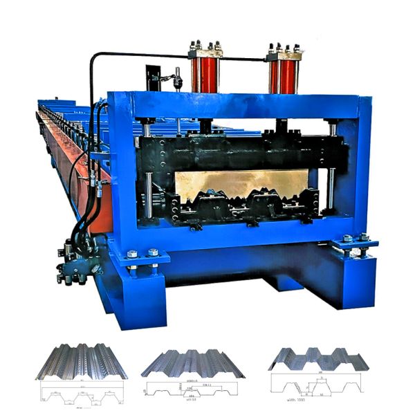 Floor Deck Roll Forming Machine Double Layer Corrugated Roof Sheet Roll Forming Machine Roof Panel Roll Former Equipment Panel Roll Former Equipment