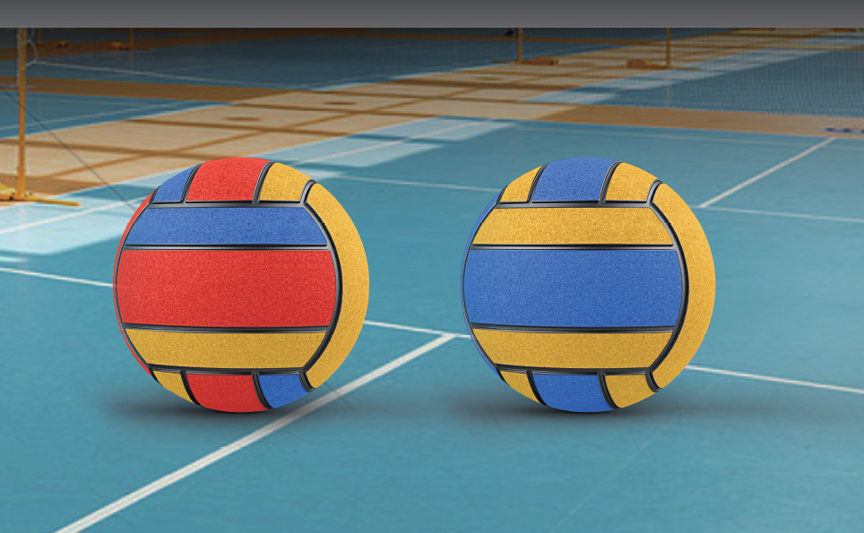 8 Inches Custom Cork Volleyball Reduced Stinging For Sports