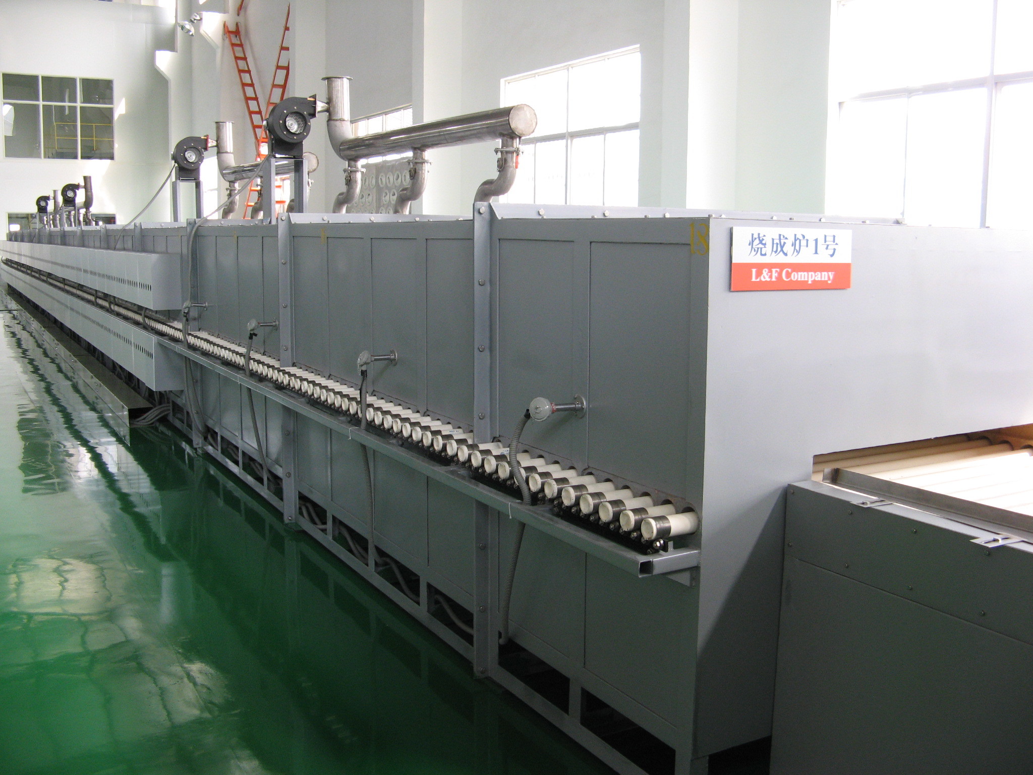 High Nickel Ternary Cathode Material Sintering Furnace Atmosphere Roller Hearth Furnace Fully Automatic Intelligent