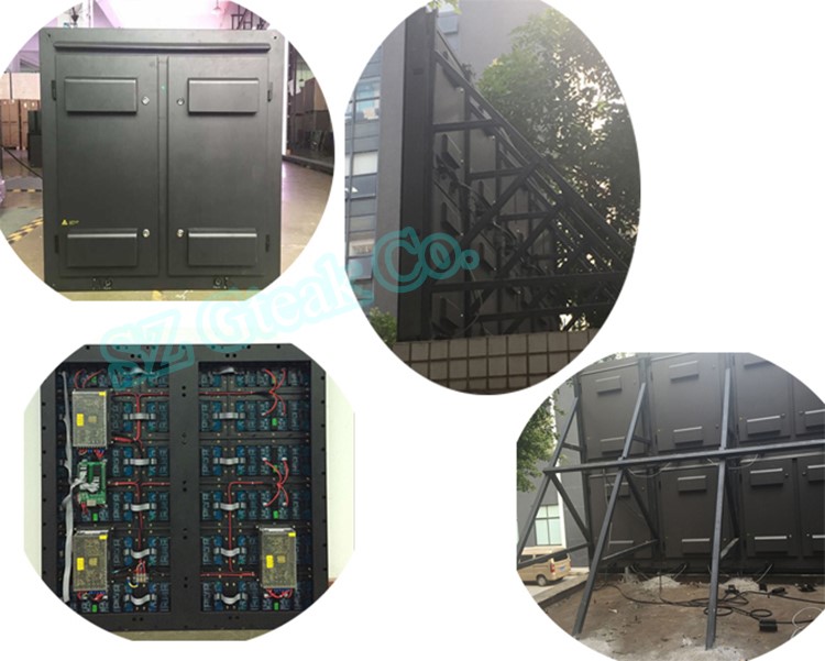 Street advertising p8 outdoor led display big screen