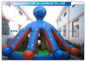 China Vivid Inflatable Octopus Bouncer , Giant Octopus Inflatable Bouncy Castle Toy on sale