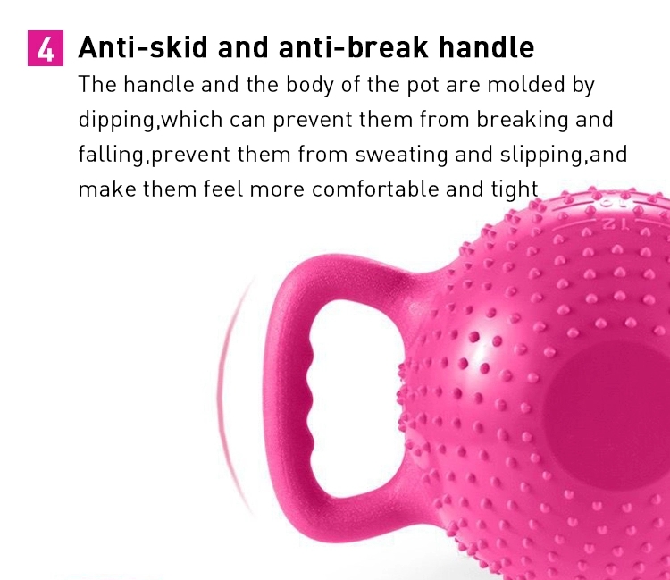 Odorless PVC Coated Water Filled Kettlebell Workout Yoga Ball