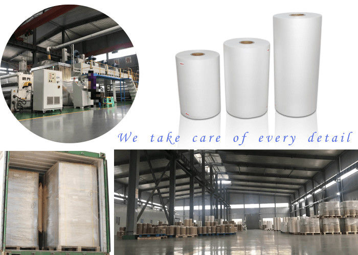Glossy / Matte White BOPP Thermal Lamination Film FDA Certificate Passed