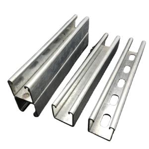 Quality Galvanized Zinc 41x41 41x22 Slotted Unistrut Strut Channel for sale