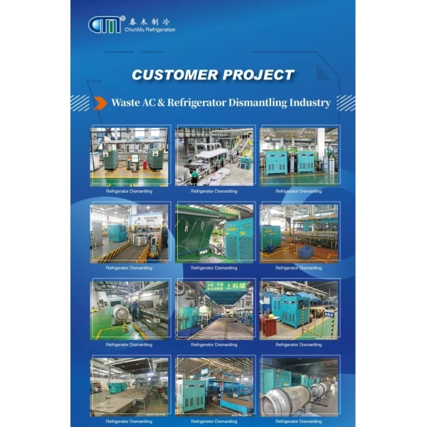 380V/50Hz Refrigerant Recovery Machine for Screw-Type Refrigeration Units