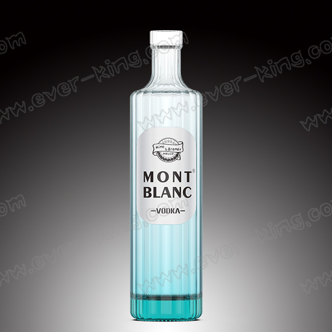 Frosting Surface 700ml Single Glass Bottle For Liquor