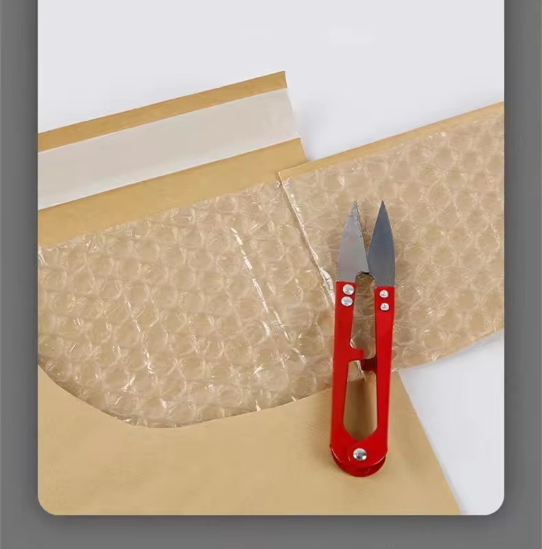 155gsm Brown Kraft Bubble Bags 12x16 Bubble Mailer Protective Packaging
