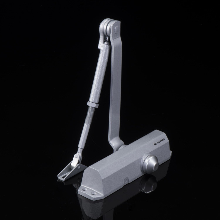 Medium Duty Aluminum Door Closer with Hold Open Feature For 25 - 85kg Door