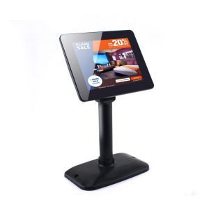 25ms Response 8 Inch POS Customer Display Screen 450cd/M2