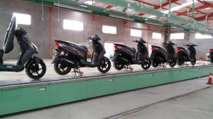 Quality High Efficiency Motorbike / Motorcycle Assembly Line Production System Spray Paint Booth for sale