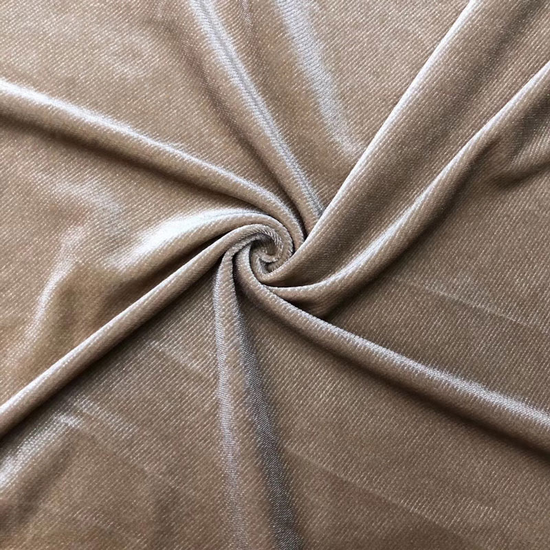 Korea Pleated Corduroy Spandex Velvet Velour Fabric Knitted 230-300gsm