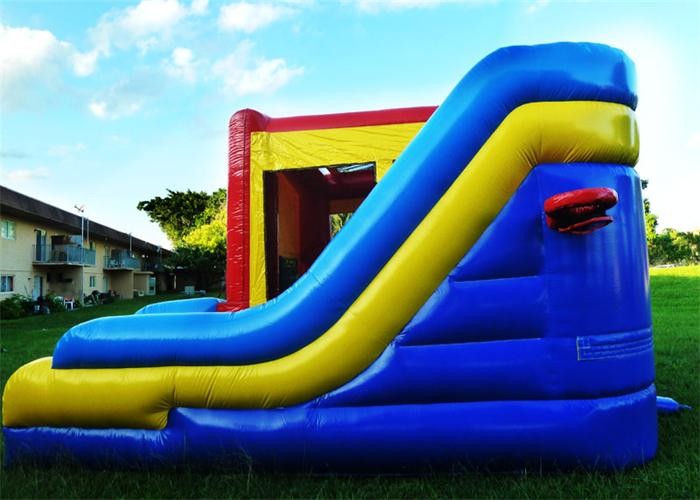 Multifunction Inflatable Bouncer , Inflatable Cartoon Bouncy Castles For Outdoor Playing