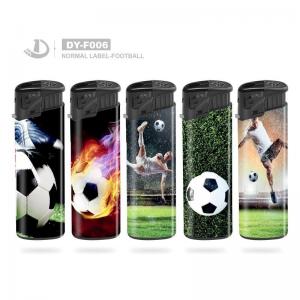 Quality Dongyi Cool Sport Style Plastic Windproof Butane Lighter for Cigarette Smoking and OEM for sale