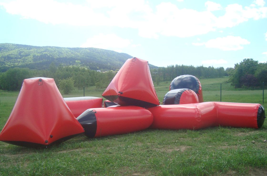 0.9mm PVC Outdoor Commercial Inflatable Sports Games Sup Airball Bunkers