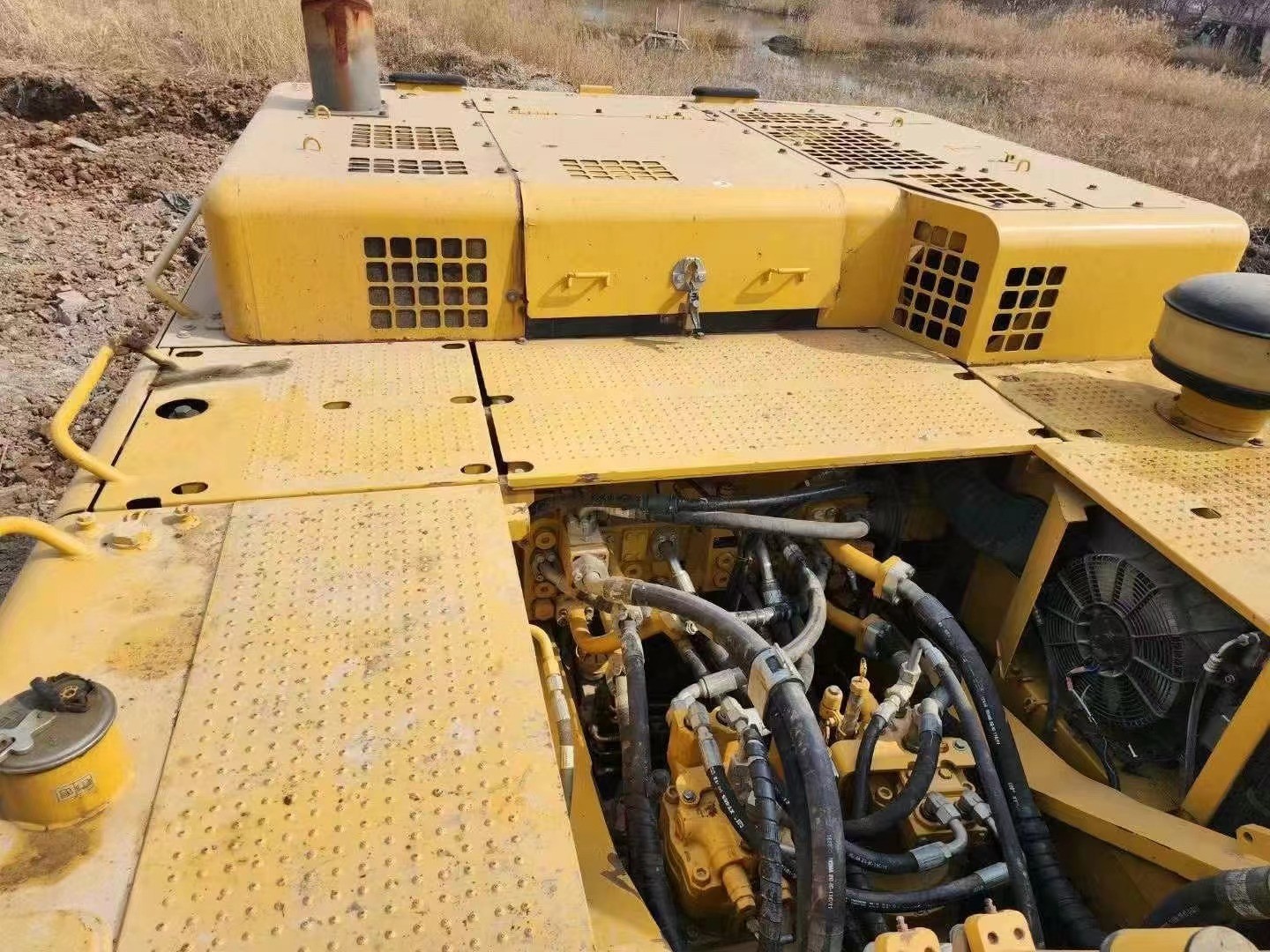 Used CAT 349D2L Excavator - Long Reach Low Hours Excellent Condition 50-Ton Class Ready For Deep Excavation