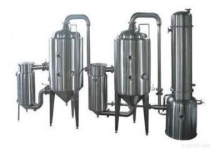 Quality Calcium Lactate Treatment Multiple Effect Falling Film Evaporator 10kg - 5000kg Capacity for sale