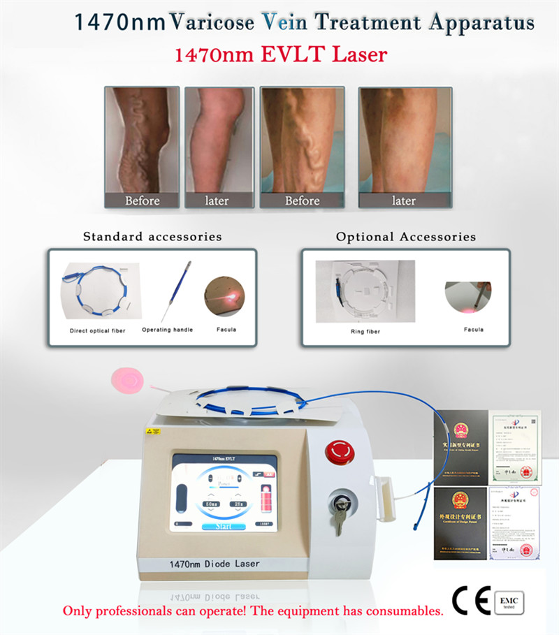 Fiber Laser Fat Reduction Portable Diode Laser Machine 980nm 1470nm Optical Laser