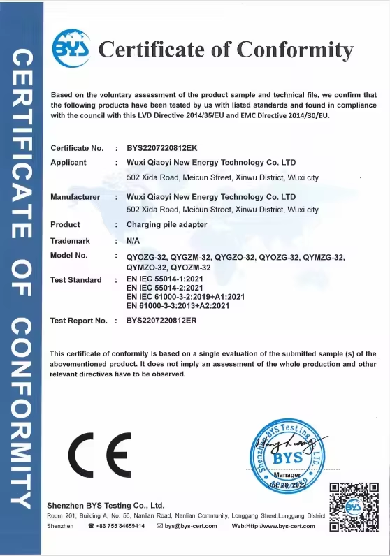7Kw EV Car AC Adapter Type 2 to Type 1 Connector for Electric Vehicle High Compatibility