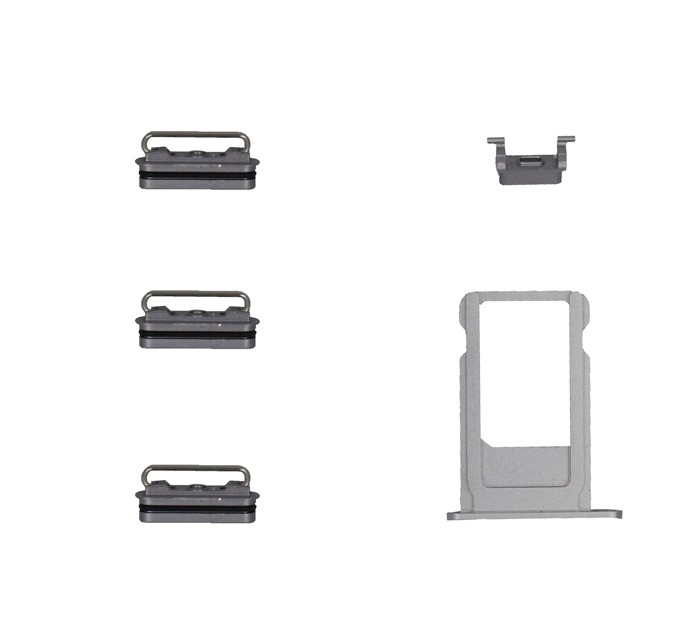 Professional Sim Card Tray Side Keys Standard Size Iphone 6s Replacement Parts