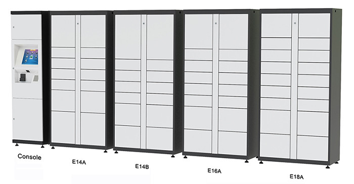 Wireless Monitoring Delivery Parcel Collection Lockers with Secured Electronic Locker System