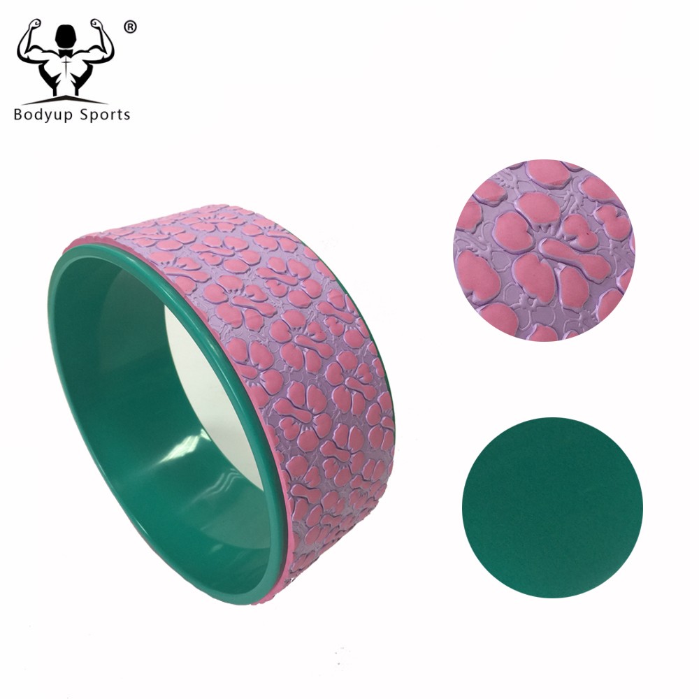 Woven Texture Mini Yoga Wheel 500 Lbs Breaking Strength Beautiful Appearance