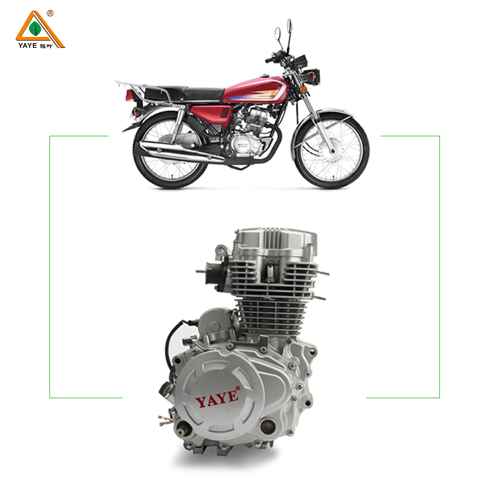 YAYE Honda CG125 Engine Assembly 125CC Motorcycle 5 Gears Electrical/Kick Start Reverse CDI for Repair/Replacement