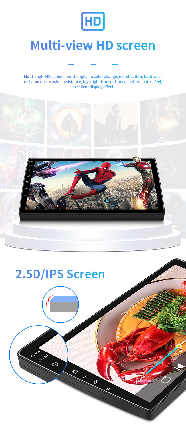 9 Inch Screen 8-Core Android Car Multimedia Player GPS Navigation For Toyota Corolla 2008