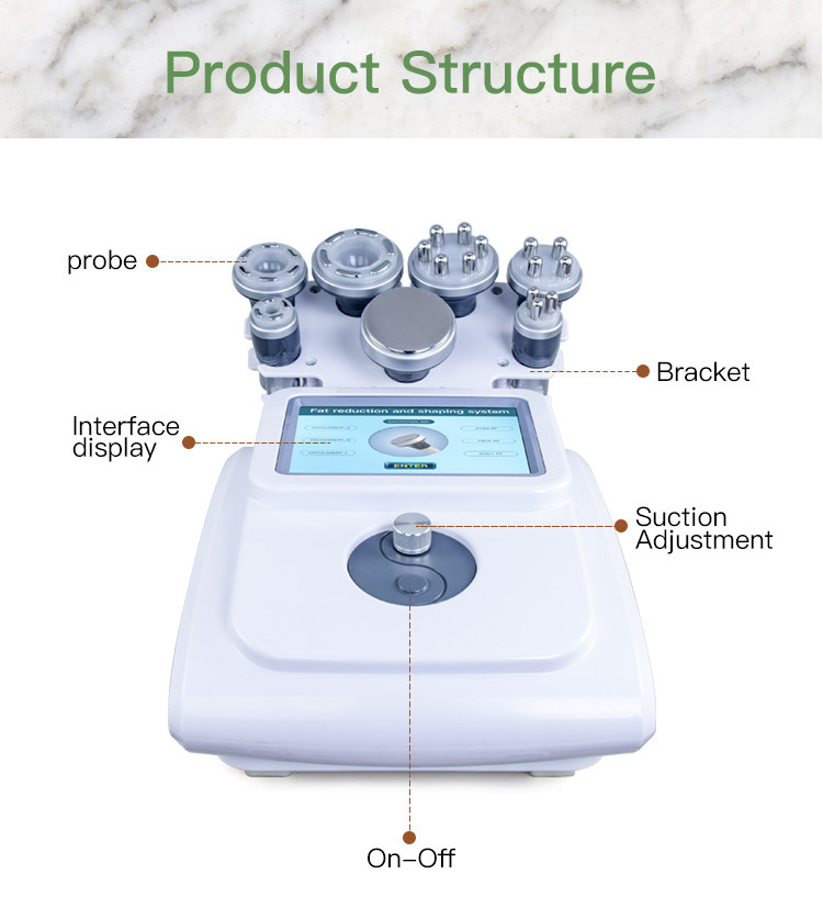 Beauty Care Ultrasound Cavitation RF Machine S Shape Cavitation Machine