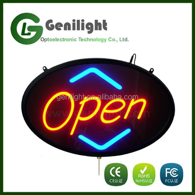 Unisex GLT-LSN5633-046 Male Female Restroom Toilet Washroom LED Sign with 5mm Brightness LED