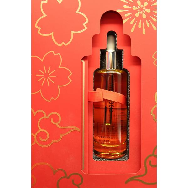 Lighting Wine Packing Boxes Double Door Slide Opening Greyboard EPE Foam Material