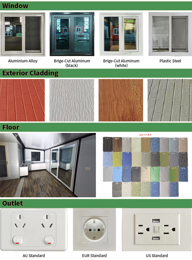 Grande movable container house internal fitting